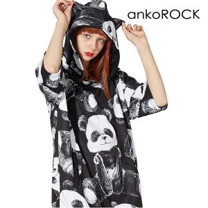 ankoROCK アンコロック メンズ 猫耳 パーカー レディース カットソー ユニセックス 服 ブランド 半袖｜rock-the-bell