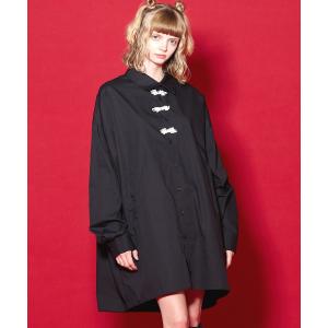 ankoROCK アンコロック シャツ レディース オーバーサイズシャツ メンズ ビッグシルエット ビッグシャツ 大きいサイズ