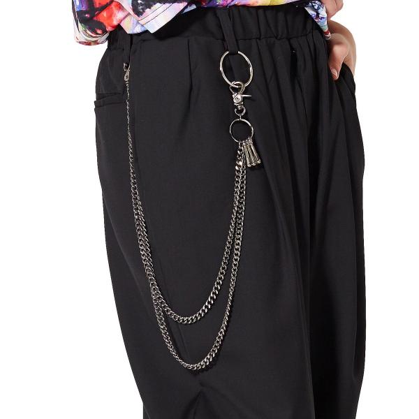 ankoROCK アンコロック ウォレットチェーン シルバー チェーン メンズ ブラック レディース...