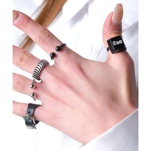 リング メンズ 指輪 レディース フリーサイズ ベルト ボディピアス キーボード メガネ 羽根 リボン