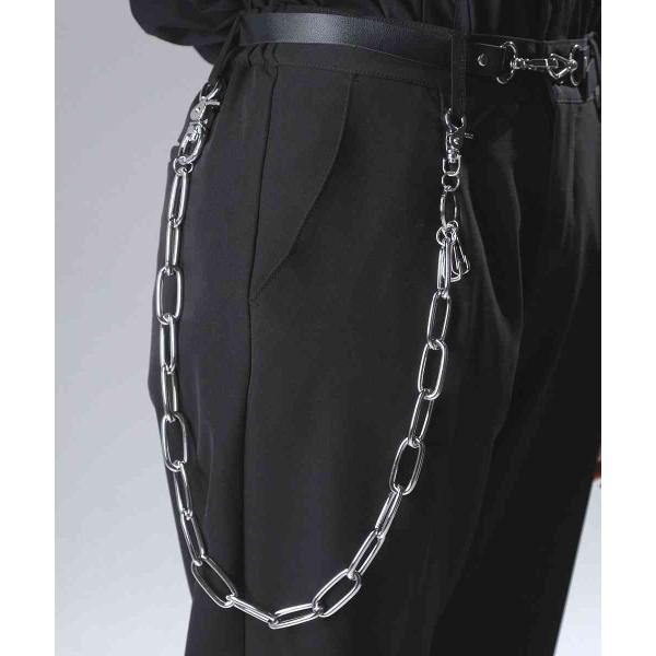 ankoROCK アンコロック ウォレットチェーン シルバー チェーン メンズ ブラック 鎖 レディ...