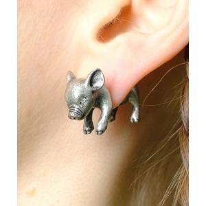 ピアス メンズ レディース 豚 ブタ アニマル 個性的