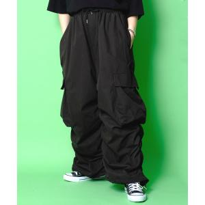 カーゴパンツ メンズ 変形 カーゴ レディース フリーサイズ ミリタリー