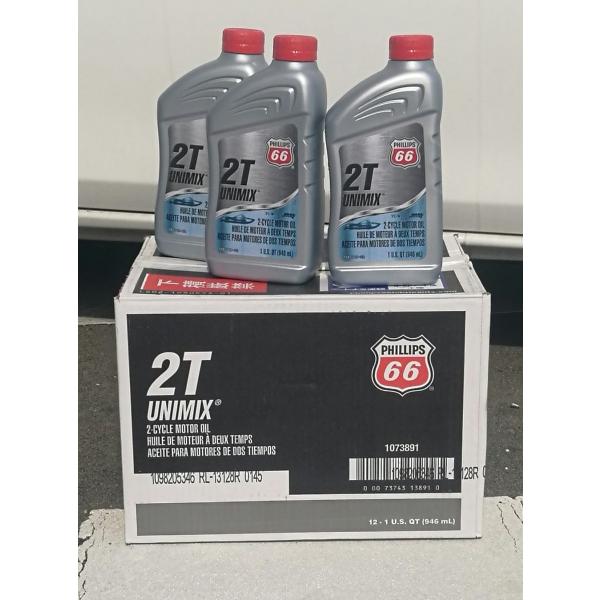 即納　USA製　フィリップス66 　2サイクル 2ストローク　オイル　946ml ×12本  【正規...