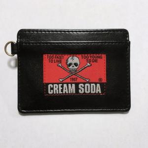 クリームソーダ CSカードケースBLACK CREAM SODA ブランド PD19GS-10BLACK【メール便発送可】