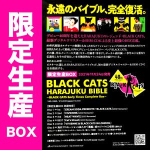 BLACK CATS 40周年記念 BLACK CATS HARAJUKU BIBLE Early Times Complete Box 限定生産 CD DVD