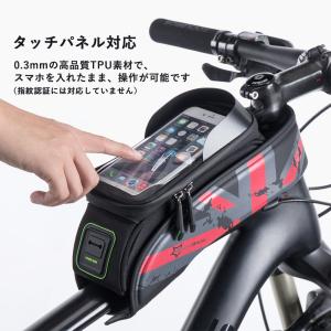【在庫限り】自転車 バッグ トップチューブ フ...の詳細画像2