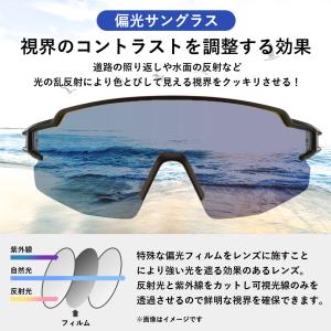 サングラス 偏光 調光 レンズ スポーツ メン...の詳細画像3