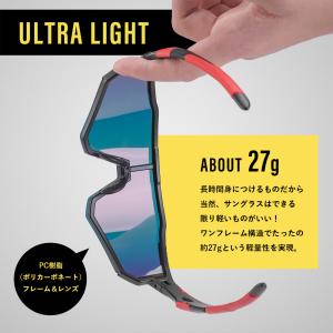 サングラス 調光 偏光 レンズ ミラー ブルー...の詳細画像4