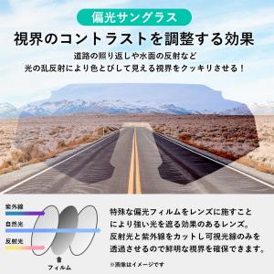 サングラス 偏光 調光 レンズ スポーツ 軽量...の詳細画像3
