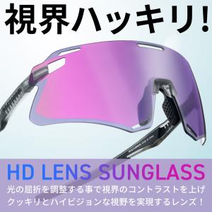 サングラス スポーツサングラス 超軽量 HDレ...の詳細画像1