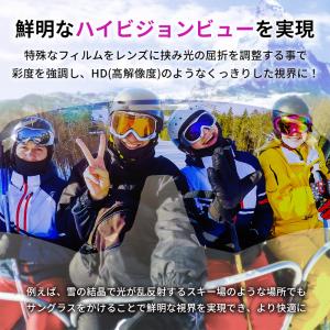サングラス スポーツサングラス 超軽量 HDレ...の詳細画像2