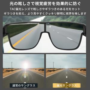 オーバーグラス 偏光 サングラス メガネ 眼鏡...の詳細画像4