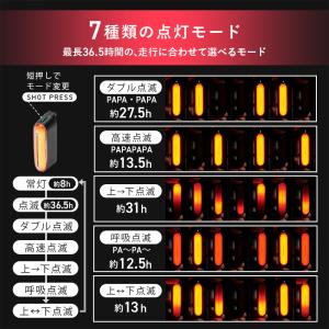自転車 テールライト マグネット式 オートモー...の詳細画像4