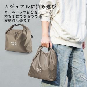 自転車 バッグ フロント ハンドル ロールトッ...の詳細画像5