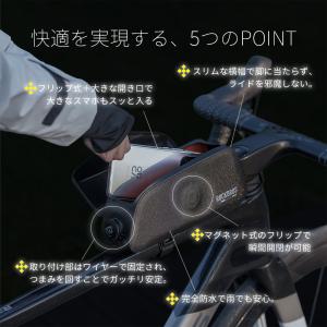 自転車 バッグ トップチューブ フレーム 防水...の詳細画像2