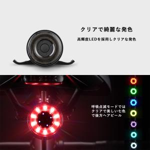自転車 テールライト 明るい USB充電 防水...の詳細画像3