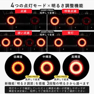 自転車 テールライト リア 自動 点灯 消灯 ...の詳細画像5