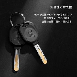 自転車 鍵 ワイヤーロック シートポスト 長い...の詳細画像3