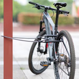 自転車 バイク 鍵 U字ロック ワイヤー付属 ...の詳細画像3