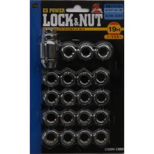 ES POWER 貫通型ホイールロックナットセット クロームメッキ M12×19HEX P1.25 5H