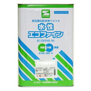 水性エコファイン 3分艶 16kg 白 淡彩色 エスケー化研 外壁用 水性エコファイン 3分艶 16kg 白 淡彩色 エスケー化研 外壁用