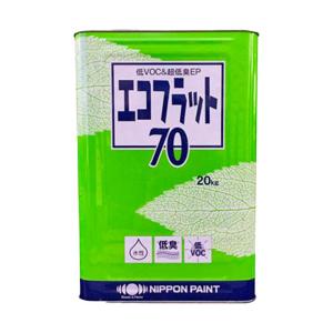 エコフラット70 艶消し ホワイト 20kg(約150平米/1回塗り) 内装用水性