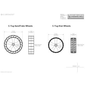C-TUG カヤック カヌー カート 交換用サ...の詳細画像2