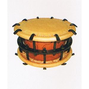 締太鼓3丁掛（ボルト締め・くりぬき胴） 鉄製座り台座セット【1712-B