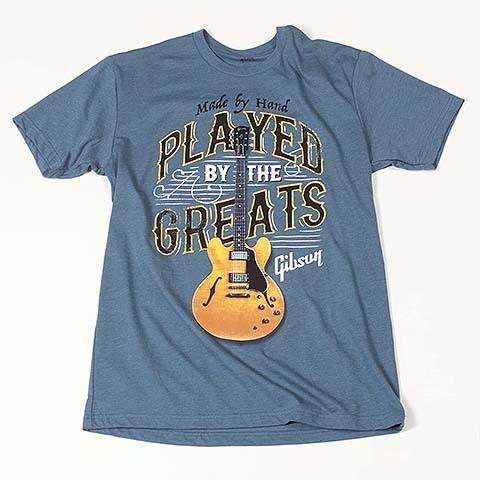 Gibson Played By The Greats Tee (Indigo) Large GA-...