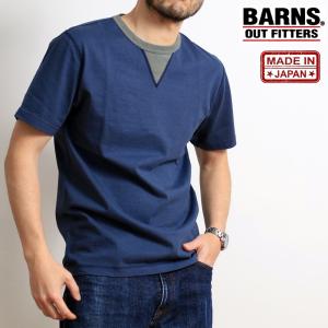 BARNS OUTFITTERS バーンズアウトフィッターズ COZUN コズン Tシャツ メンズ ブランド 小寸編み ユニオンスペシャル リンガー ガゼット (27-br23167)