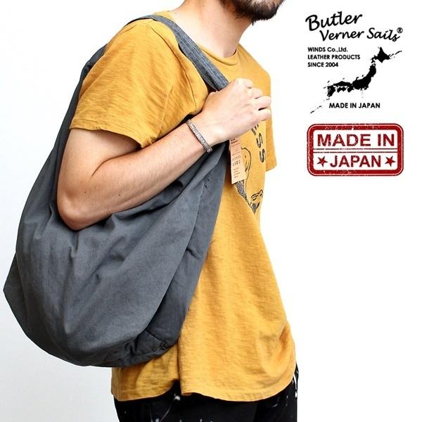 バトラーバーナーセイルズ Butler Verner Sails 反応染かつらぎビッグワンショルダー...