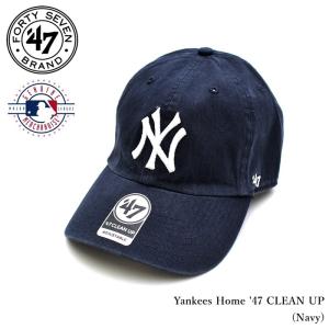 '47 BARND 47 ブランド ニューヨーク ヤンキース ホーム 帽子 キャップ ローキャップ MLB 公式 メジャーリーグ 刺繍 ヴィンテージ加工 (94-brgw17gwshm)｜rockingchair2822