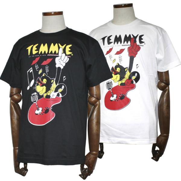 クリームソーダ　TE DJ Tシャツ　ブラック/ホワイト　CREAM SODA