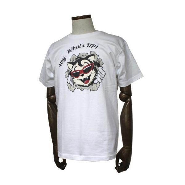 クリームソーダ　TE What's up Tシャツ　ホワイト　CREAM SODA