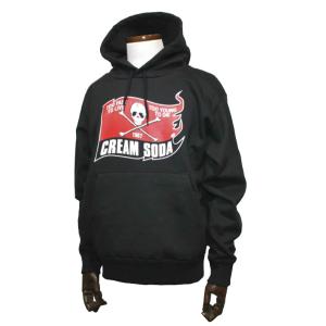 クリームソーダ（CREAM SODA） CS ROCK LIFEジップパーカー ブラック
