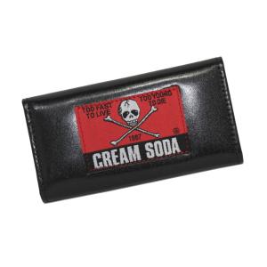 クリームソーダ（CREAM SODA） CS キーケースヒョウ柄YELLOW CREAM