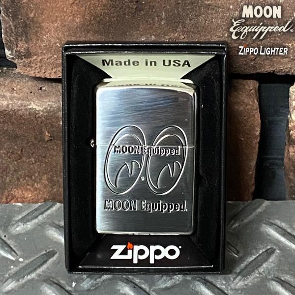 MOON EQUIPPED ムーンイクイップド MOONEYES Zippo Lighter ジッポ...