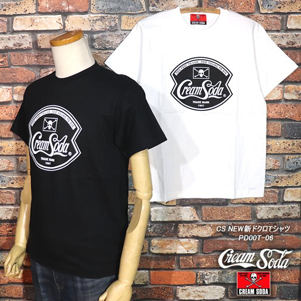 CREAM SODA クリームソーダ 　CS NEW新ドクロTシャツ PD00T-06