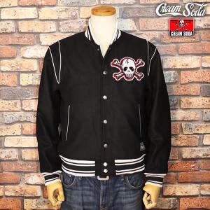 CREAM SODA クリームソーダ  CSメルトンブルゾンBLACK  PD22BL-03BLACK