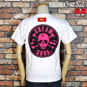 CREAM SODA クリームソーダ　 CSレコードマットＴシャツ  WHITE   PD22T-05WHITE｜CREAMSODA SHOP Garage PARADISE