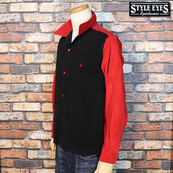 STYLE EYES スタイルアイズ  2TONE CORDUROY SPORTS SHIRTS  ...