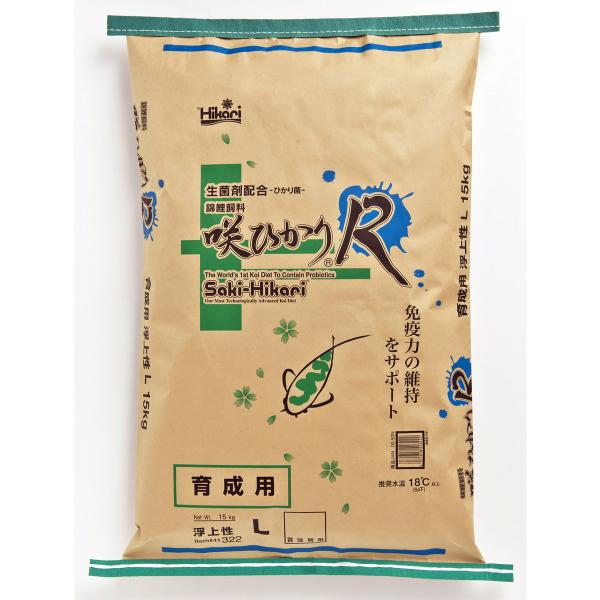 キョーリン 咲ひかりR 育成用 浮上 L 錦鯉用 15kg
