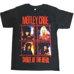 MOTLEY CRUE Tシャツ SHOUT WIRE 正規品バンドＴシャツ ロックＴシャツ｜rockyou