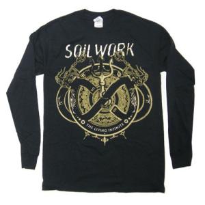 SOILWORK 長袖Ｔシャツ The Living Infinite Tour Dates 正規品｜rockyou