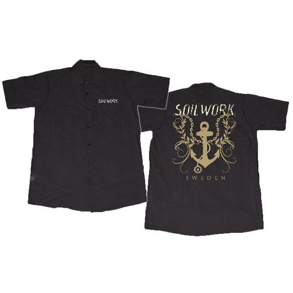 SOILWORK ワークシャツ  Embroidered Logo with Anchor 正規品