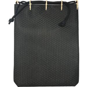 印傳 巾着 和装小物 青海波 素敵 未使用品 AC-95 Amazon.co.jp: [印傳屋] 印伝 230合切袋 巾着袋 マチ付 鹿革