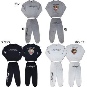 Ed Hardy(エドハーディー) タイガープリントミニ裏毛スウェット上下セットアップ 07｜roco