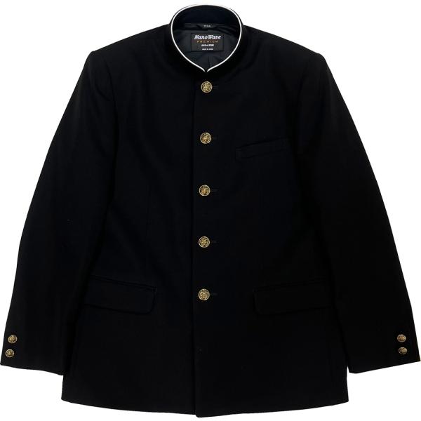 富士ヨット学生服 NanoWave(ナノウェイブ) GTNP175T　185A  黒 ブラック