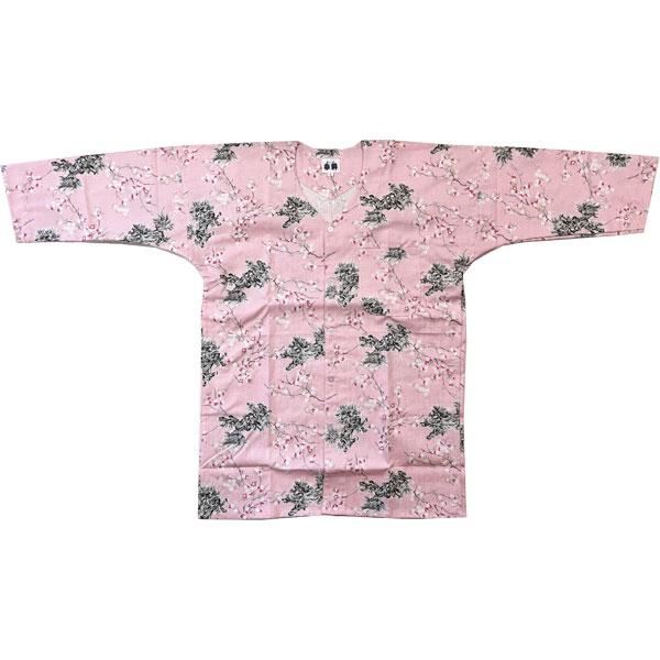 お祭用品/肉襦袢 鯉口シャツ 唐獅子 ピンクK-19　大 (大人用)